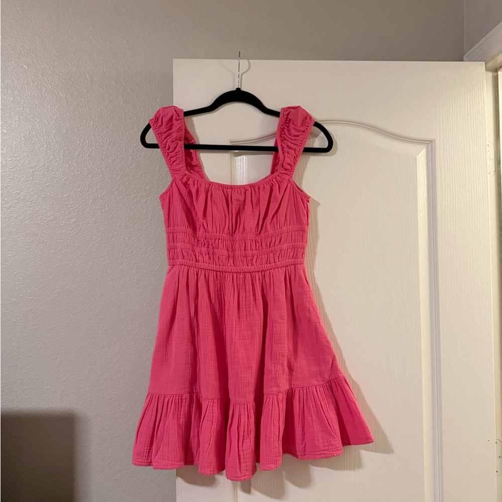 Abound Pink Ruffled Dress